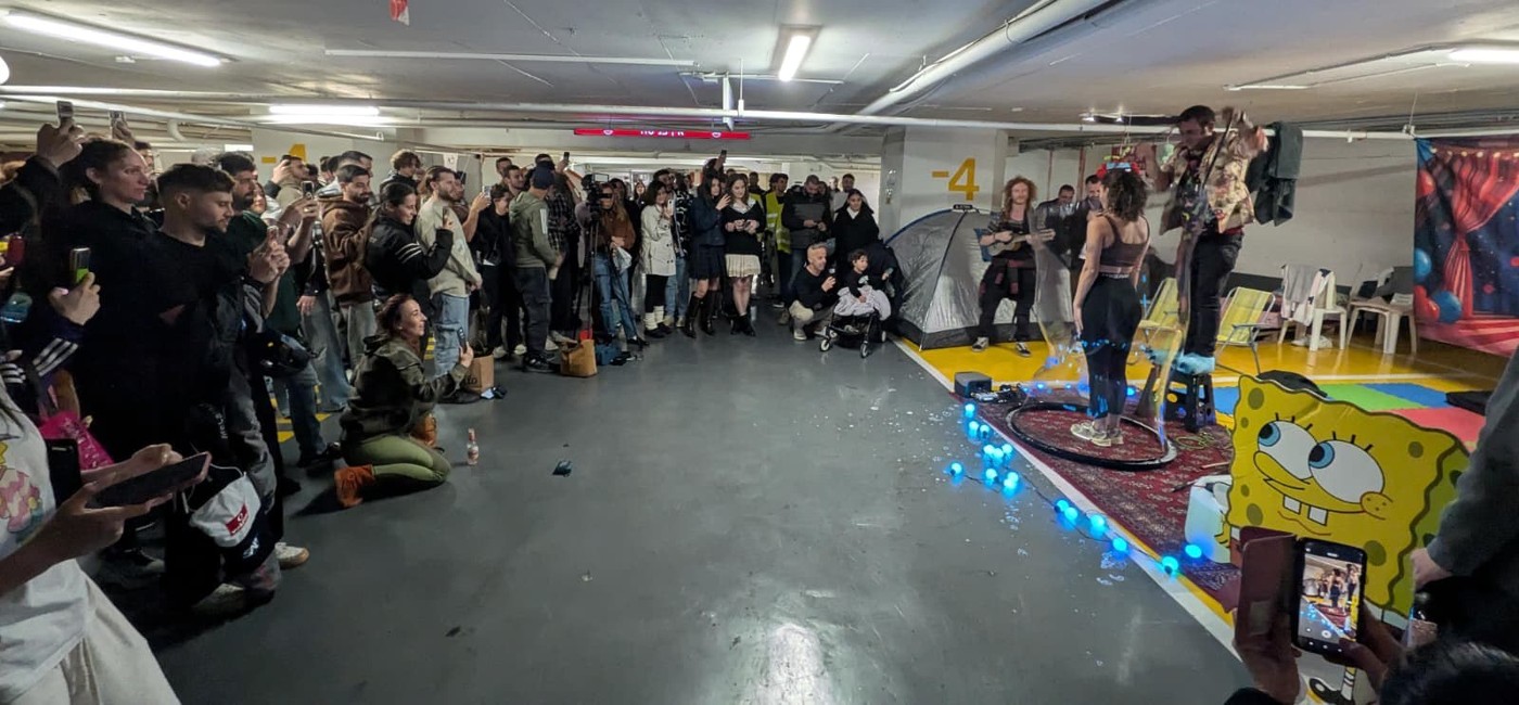 Dizengoff shelter concert