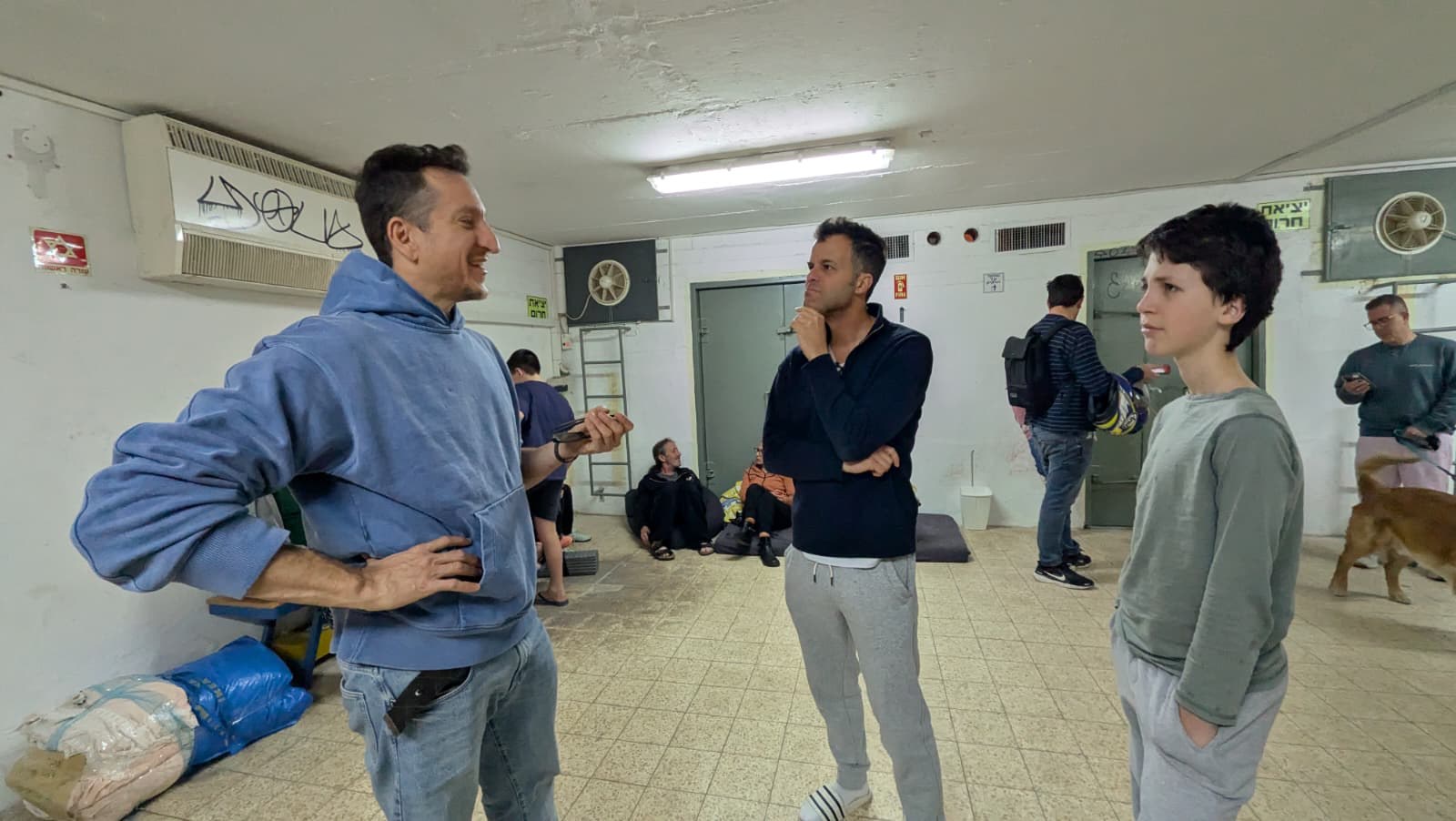 Therapy session - group hug